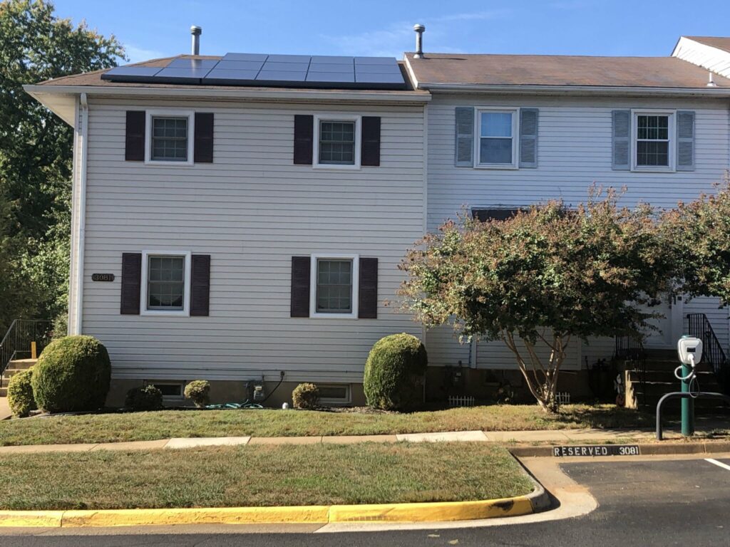 Black Solar panel in Fairfax, VA