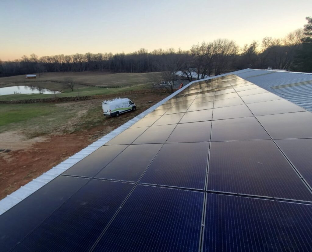 VA Barn solar project
