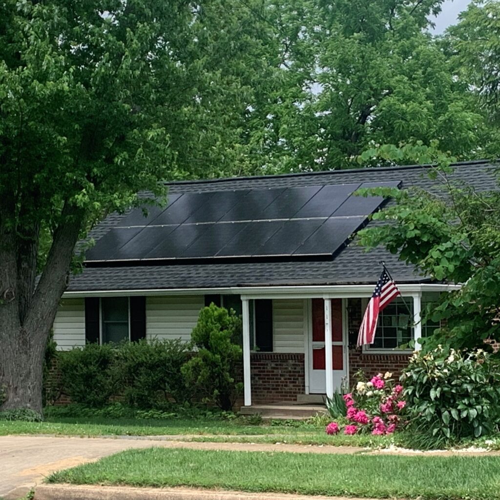 Falls Church VA solar home