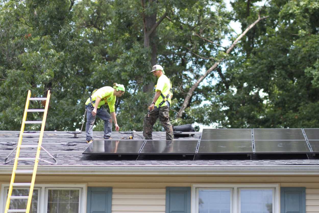 Ipsun Solar installation in Chantilly VA
