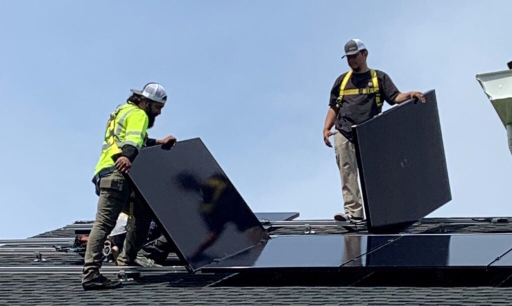Ipsun Solar installtion in Springfield VA