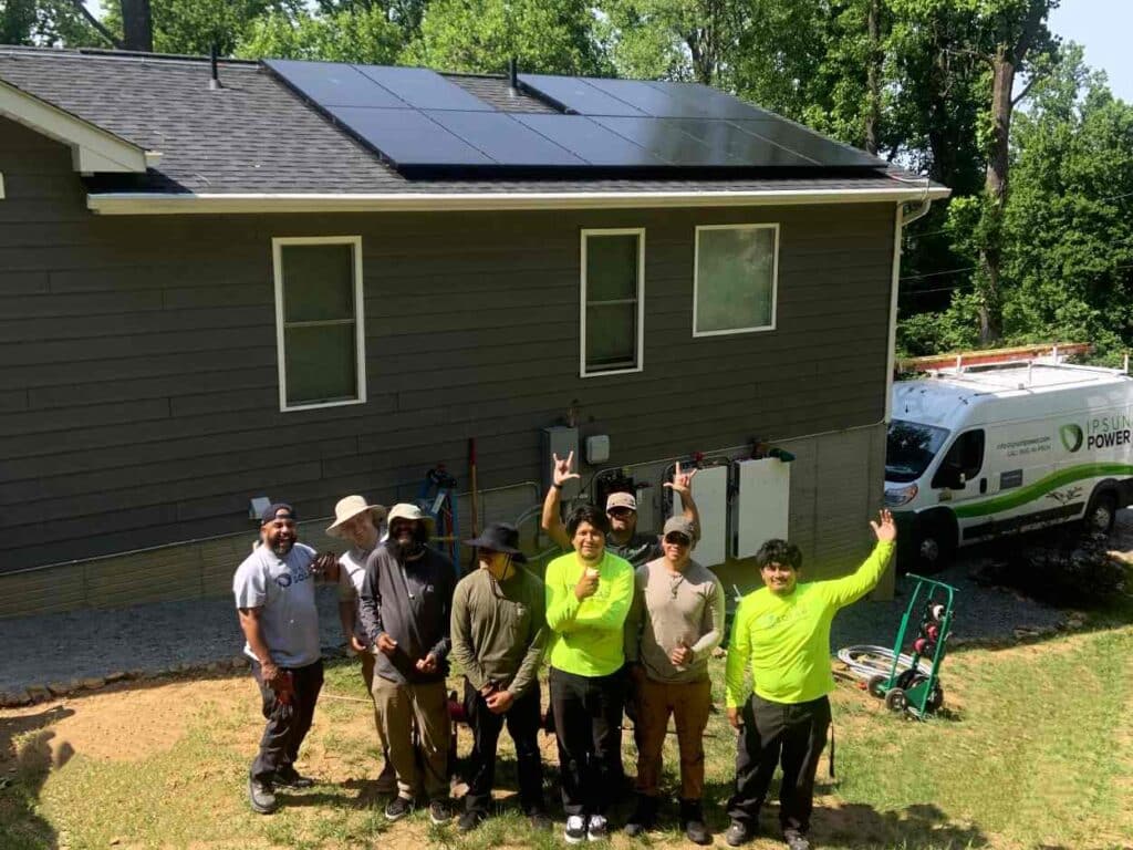 Loudoun County solar installation by Ipsun Solar sm