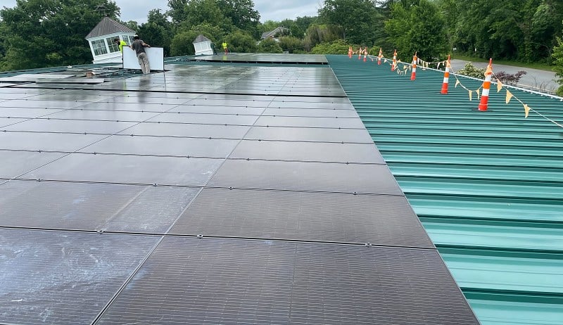 Solar barn panels
