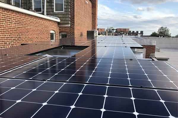 Snapnrack roof solar panel installation